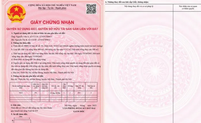 Thông tin người sử dụng đất được ghi trên sổ đỏ như nào theo quy định mới?- Ảnh 1.