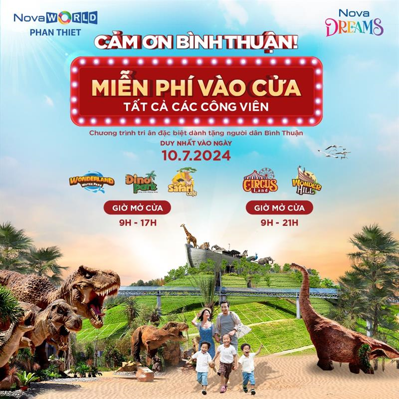 Ngày hội “Cảm ơn Bình Thuận” tại NovaWorld Phan Thiet